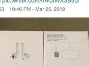 Apple mentionne AirPower boîte nouveaux AirPods