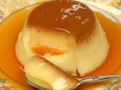 Dessert flan caramel