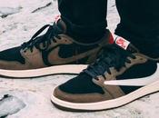 Découvrez premières images on-feet Jordan Travis Scott