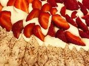 Pavlova chocolat fraises