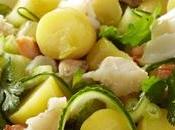 Salade Ratte Touquet crabe concombre