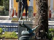 Achilleion (23) statue fontaine Jardin Muses