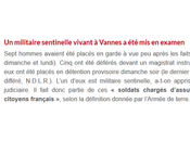 Agression terroriste d’extrême-droite #HoPoPopCafé #Nantes militaire Sentinelle fichés impliqués