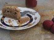 Gâteau confiture d'abricots, orange confite farine châtaigne