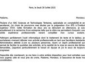 lettre motivation secrétaire administrative