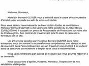 exemple lettre recommandation