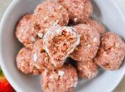 Boules d’énergie fraises coco