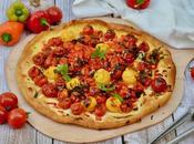 Tarte tomates cerises poivrons