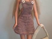 Tricoter robe salopette pour Barbie