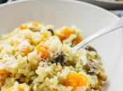Risotto d’automne courge champignons