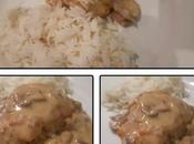 Poulet crème champignons