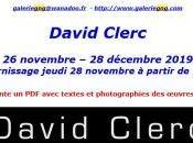 Galerie exposition DAVID CLERC Novembre-28 Décembre 2019