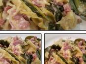 Courgettes carbonara