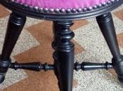 Tabouret piano rond