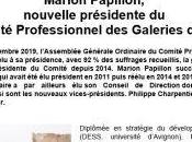 Marion Papillon- nouvelle présidente Comité Professionnel Galeries d’Art Décembre 2019