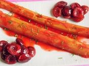 Rhubarbe rôtie cerises (Sans sucre Vegan)