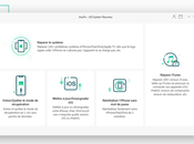 AnyFix réparer (iPhone), iPadOS, tvOS, erreurs iTunes…