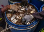Recyclage piles batteries démarre source, Afrique