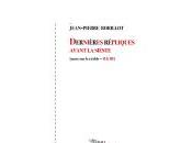 (Note lecture), Jean Pierre Bobillot, Dernières répliques avant sieste, Claude Minière