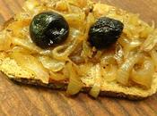 Tartine confit d'oignons