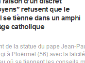 combat obstiné municipalité Ploërmel contre laïcité, soutenu fachosphère