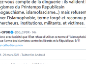 réponse @SG_CIPDR propagande d’Etat autour terme #islamophobie pour servir raciste #separatisme