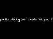 Lost Words: Beyond Page aventure delà mots!