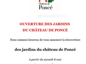 Château Poncé château jardins… partir