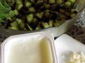 Concombre menthe yaourt
