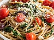 Spaghettis tomates cerises feta