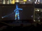 vidéo projeté immeuble Vegas établit nouveau record Guinness, projecteurs utilisés [WATCH]