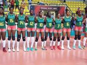 Volleyball Dames Lionnes Cameroun triple mise