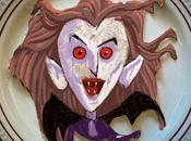 Halloween Crêpes Monsters vampire dessiné avec Procreate