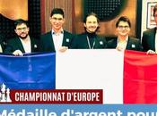 Médaille d'argent pour France Championnat d'Europe d'échecs