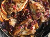 Poulet cranberries vodka