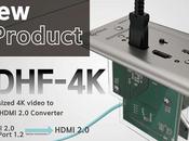 Opticis HDHF-4K interface HDMI/DisplayPort optique dans plaque murale