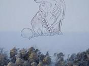 Finlande artiste dessine renard géant gelé