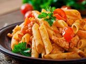 Pennes poulet sauce tomate