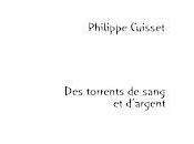 "Des torrents sang d'argent" Philippe Cuisset