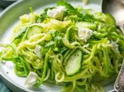 Salade courgettes concombre fromage