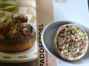 Portobello farci viande bœuf hachée