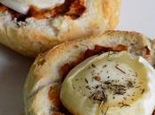 Petits pains fourrés chèvre