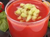 Gaspacho tomate poivron concombre soupe froide fraîche pour votre apéro