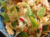 Salade vietnamienne poulet, chou blanc menthe Nigella Lawson