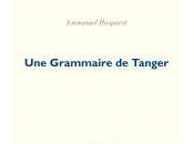 (Note lecture) Emmanuel Hocquard, Grammaire Tanger, Alexandre Ponsart