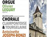 Concert orgue chorale dimanche septembre Arinthod