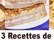 Recettes Croque Monsieur Légers