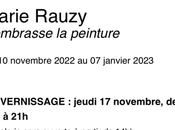 Galerie Marie Vitoux exposition Rauzy nouveau vernissage Novembre 2022.
