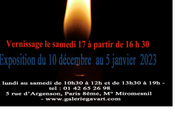 Galerie Gavart Sainte Lucie Décembre Janvier 2023.