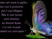 bonheur comme papillon